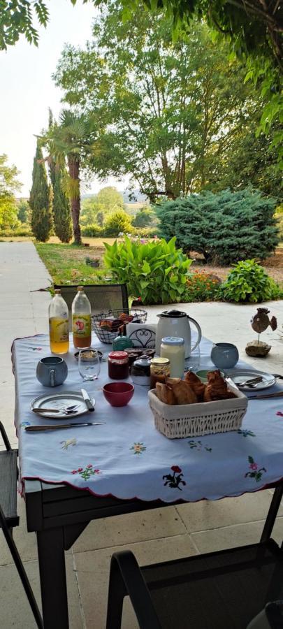 Domaine Les Garrigues Bed and Breakfast Puygaillard-de-Quercy Exteriör bild